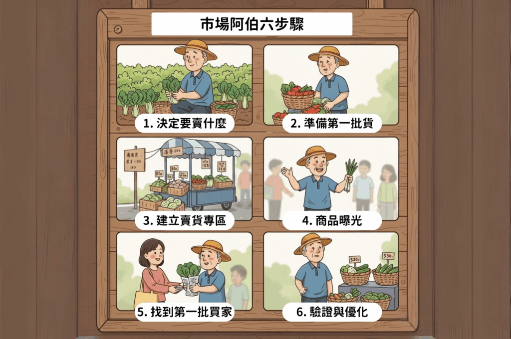 市場阿伯教你網路賣東西