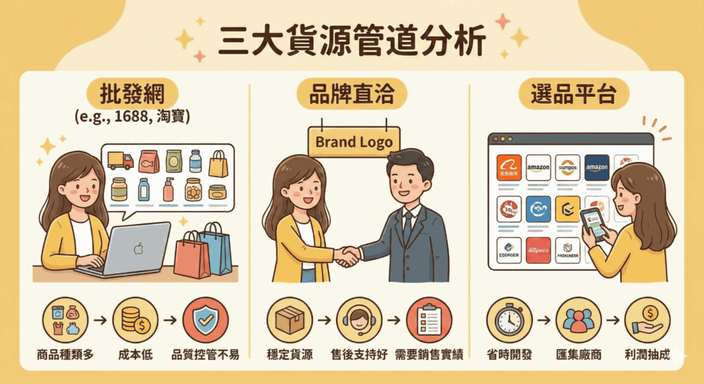 掌握進貨管道，是成為團購主的第一課